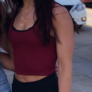 Forever 21 Active Cropped Workout Tank Top